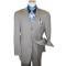 Giorgio Cosani Grey/Royal Blue Pinstripes Super 150's Cashmere Wool Suit 921