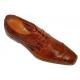 Belvedere "Ramada" Brandy Genuine Crocodile Flanks/Ostrich Leg Shoes
