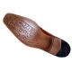 Belvedere "Ramada" Brandy Genuine Crocodile Flanks/Ostrich Leg Shoes