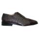 Belvedere "Onesto" Brown Genuine Crocodile/Ostrich Shoes