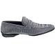 Mauri "Leroy" 9117 Medium Grey Genuine Hornback Alligator/Ostrich Leg Shoes