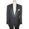 Soprano Black 100% Fine Polyester Tuxedo Suit With Satin Shawl Collar