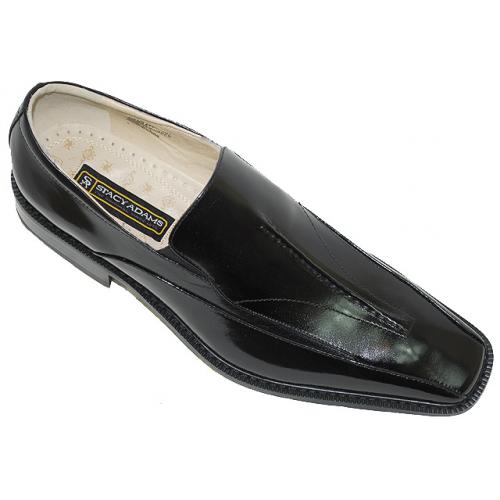 Stacy Adams "Altair" Black Genuine Leather Loafers