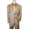 Giorgio Sanetti Solid Tan  Super 150's 100% Wool Suit 28036