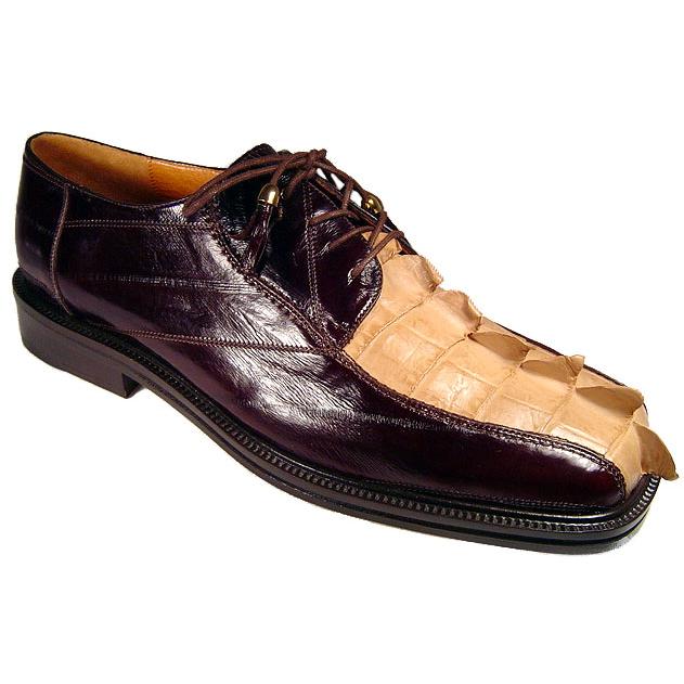 Romano Lucas Brown/Orix Genuine Crocodile Tail/Eel Shoes - $199.90 ...