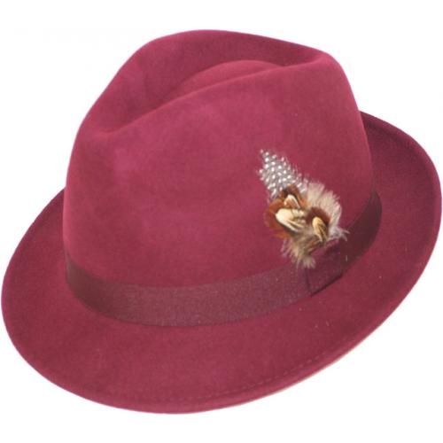 Dorfman Pacific Wine  Dress Hat