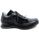 Mauri 8741 Black Genuine Alligator / Velour Sneakers With Mauri  Embroidery on Back