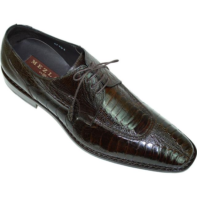 Mezlan 13447 Brown All-Over Genuine Ostrich Shoes - $199.90 :: Upscale ...