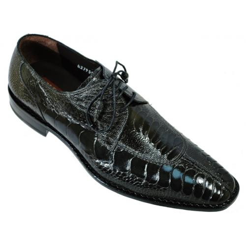 Mezlan "13447" Grey Genuine All-Over  Crocodile Shoes
