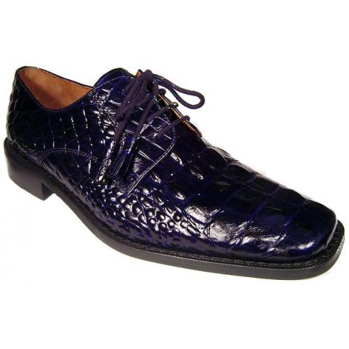 Giorgio Brutini Navy Blue Alligator Print Shoes #157673 - $69.99 ...