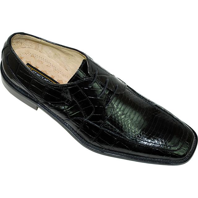 Stacy Adams Barnett Black Genuine Snake Shoes 24568 - $79.90 :: Upscale ...