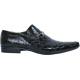 Mauri "Ally" 0225 Black All-Over Genuine Ostrich Shoes With Mauri Bracelet