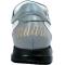 Mauri 8814 Medium Grey / Silver Grey Genuine Alligator / Ostrich Nappa Leather Sneakers With Silver Mauri Alligator Head