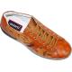 Mauri 8873 Cognac  Alligator / Mauri Fabric Sneakers