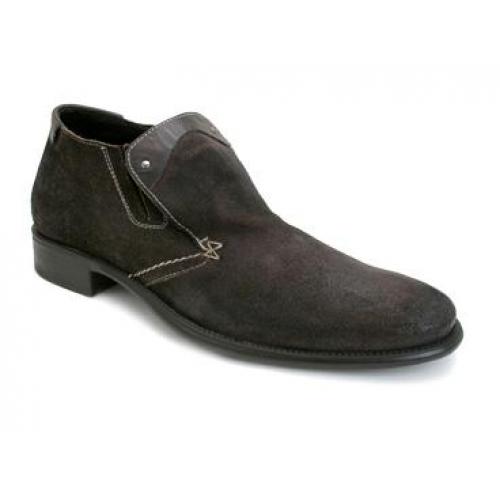 Bacco Bucci "Chipchura" Brown Genuine Genuine Old English Oiled Suede Shoes