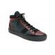 Bacco Bucci "Kuba" Black Genuine Soft Italian Suede Leather Trim Sport Shoes