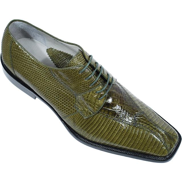 Belvedere Rossi Olive Green Genuine Crocodile / Lizard Shoes - $169.90 ...