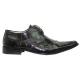 Mauri 0207 Black Genuine All-Over Alligator Shoes