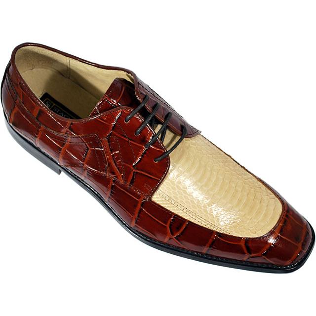Stacy Adams Carrara Cognac Genuine Snake Shoes 24642 - $79.90 ...