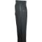 Pronti Solid Black Tuxedo Slacks With Black Satin Stripe On The Sides TP120-14