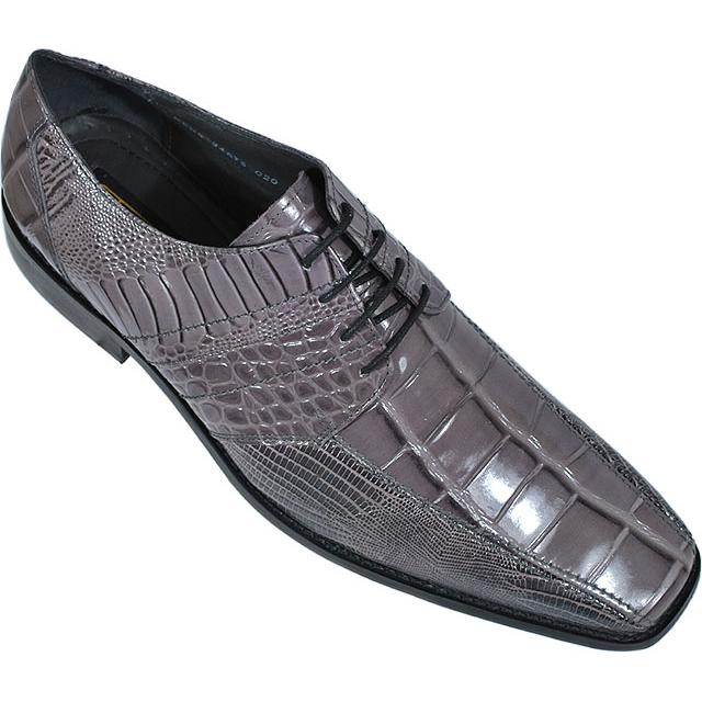 Stacy Adams Pietro Grey Alligator / Lizard Print Shoes 24675 - $79.90 ...