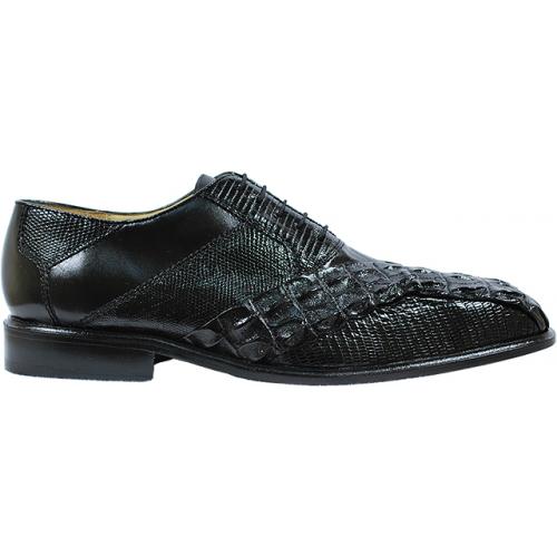 Belvedere Roma Black Genuine Nile Hornback Crocodile / Lizard Shoes 756 ...