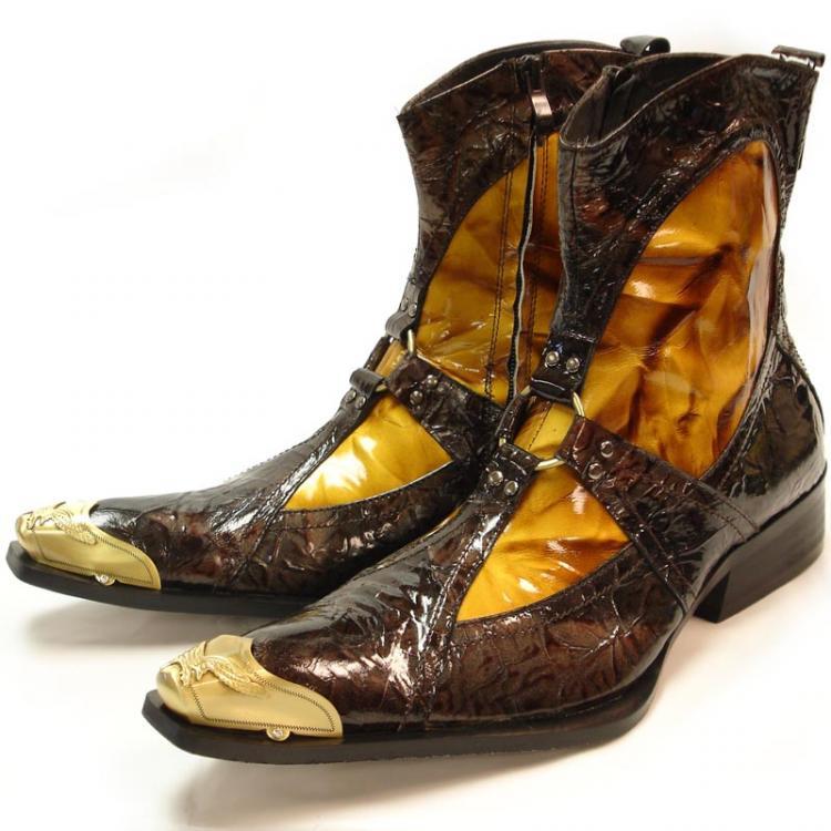 Fiesso by Aurelio Garcia Brown Genuine Leather Boot FI6357 - $124.90 ...
