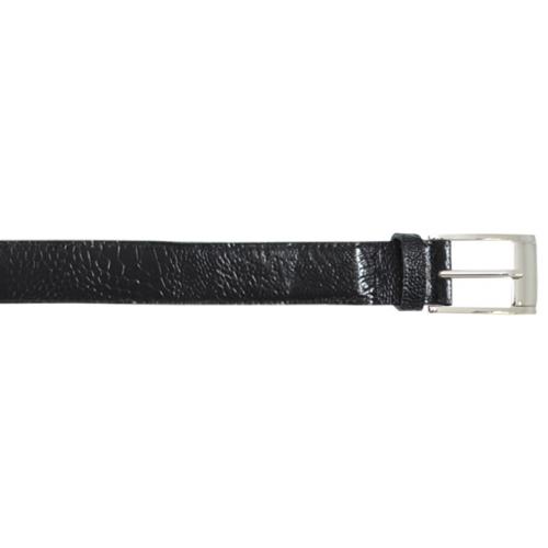 Los Altos Black All-Over Genuine Ostrich Belt C150505