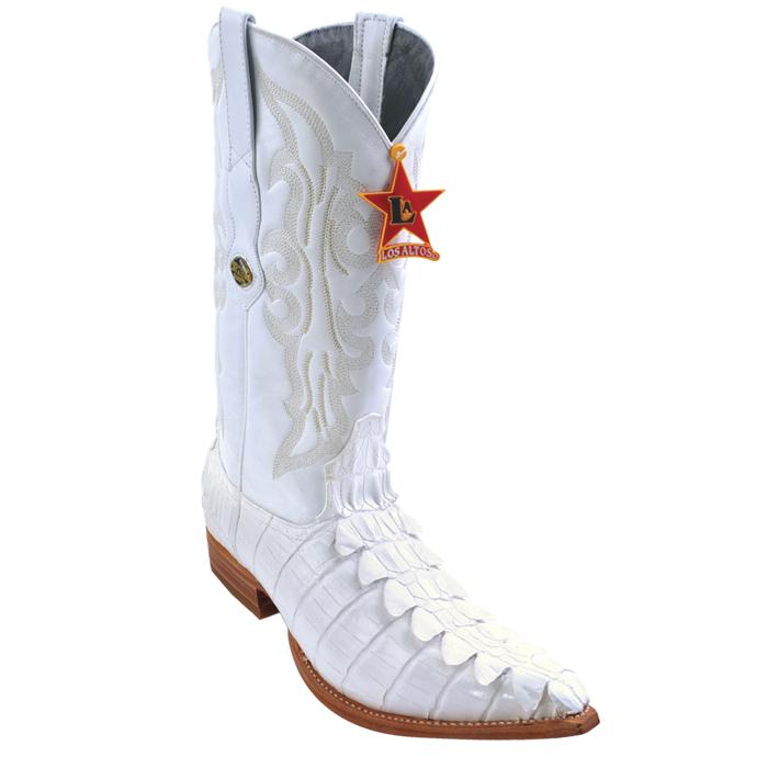 White alligator 2025 cowboy boots