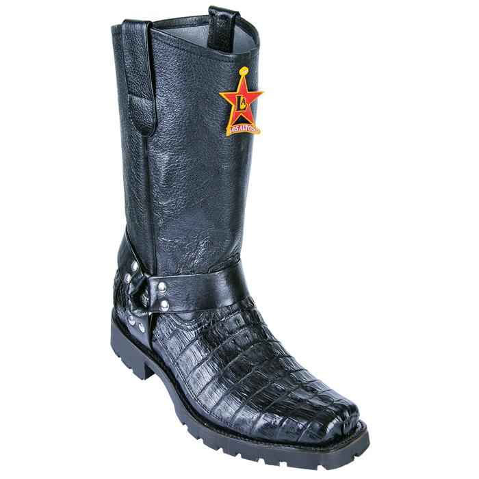 crocodile biker boots