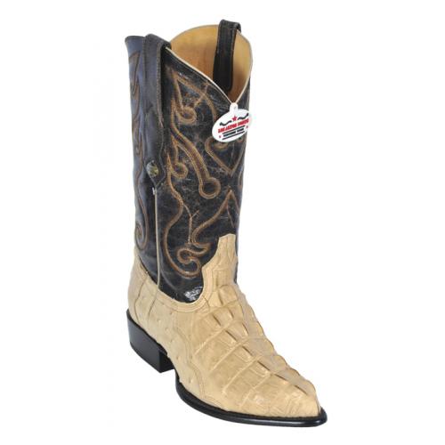 Los Altos Oryx All-Over Alligator Belly J - Toe Print Cowboy Boots 3992811