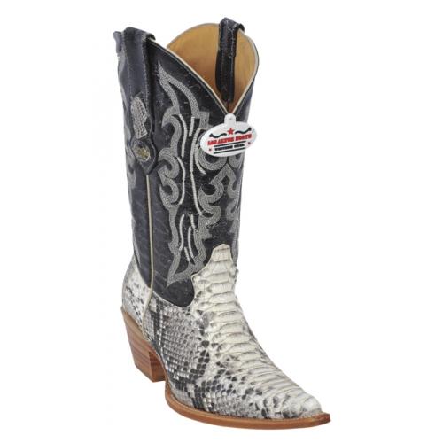 Los Altos Ladies Natural Genuine Python 3X-Toe Cowgirl Boots 355749