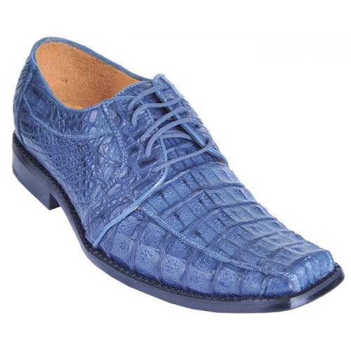 Los Altos Blue Jean Genuine All-Over Crocodile Shoes ZV061714