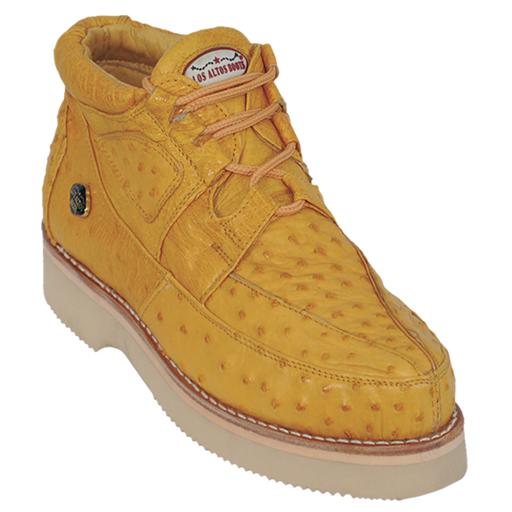 Los Altos Buttercup Genuine All-Over Ostrich Casual Shoes ZA060302 ...