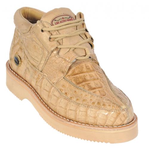 Los Altos Oryx Genuine All-Over Crocodile Casual Shoes ZA060111
