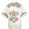 Prestige 100% Linen White / Metallic Copper Self Embroidered Design 2 PC Outfit 162