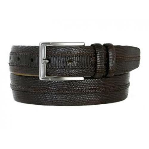 Mezlan AO8870 Brown Genuine Lizard Skin Belt - $139.90 :: Upscale ...