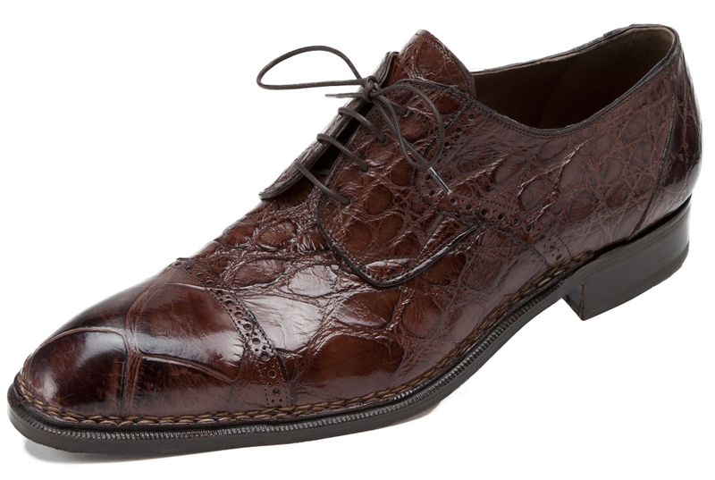 Mauri "Bastioni" 1087 Sport Rust All-Over Genuine Alligator Shoes